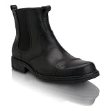 Mens Rockport Sagwon Avenue Pull Up Black Leather Boots