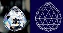 40mm 1- 1.2" Crystal Ball 30% Lead Suncatcher