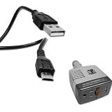 KINDLE 2 & KINDLE DX Micro USB Sync and Charging Cable + Mobile PowerFlex Universal Power AC to DC Converter for Charging and Powering - Powers and Charges USB Enabled Devices
