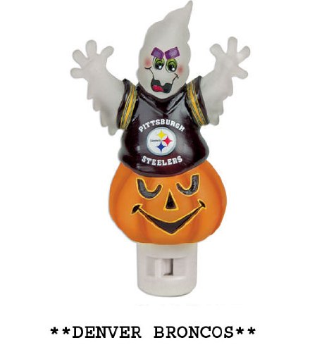 NFL Denver Broncos Halloween Ghost Night Light