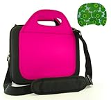 Magenta Neoprene Carrying Case for MOTOROLA XOOM Android Tablet (Wi-Fi) + B ....