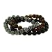 Bling Jewelry 8mm Genuine Hematite Onyx Smokey Quartz Stretch Bracelet Set of 3
