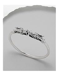 Dragon Cuff Bracelet In 92.5 Sterling Silver