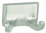 Design House 539197 Millbridge Double Robe Hook, Satin Nickel