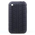 NEEWER Black Tyre Tread Rubber iPhone Case Cover Skin 3G 3GS