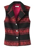 Blanket-stripe Fleece Vest
