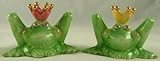 IMAGE OF Green Prince Frogs S/P Salt & Pepper Shakers Set