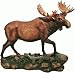 Standing Moose Statue Figure