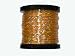 50 yd Fluorescent Orange w/ Silver Holographic CraftLace Spool