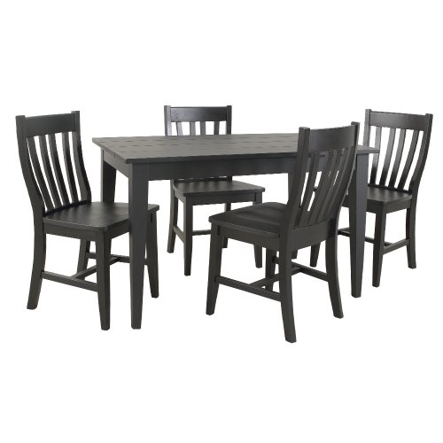 Carolina Cottage Prairie Dining Table, Antique Black