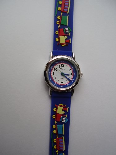 Childrens Toyshop  Toys : New tell the time toddler watch with blue TRAIN strap