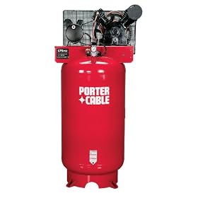 Porter-Cable C7550 80-Gallon 30-Amp 6-Horsepower Oiled Vertical Compressor