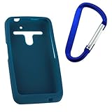 GTMax Blue Soft Rubber Silicone Skin Protector Cover Case With FREE Blue Un ....