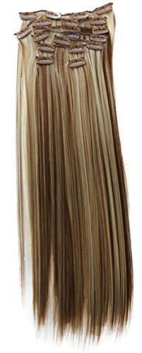Prettyshop xxl set 8 pcs 24" clip in hair extensio…