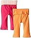 Yoga Sprout 2-Pack Baby Yoga Pants, Pink Elephant, 6-9 Months