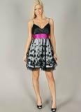 Tie-Back Polka Dot Cocktail Dress for Bridesmaid Formal Prom