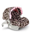 Baby Bella Maya Infant Car Seat Cover Ginny Giraffe With Ruffle