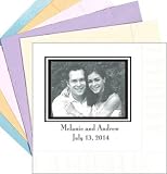 100 Personalized Printed Photo Cocktail Napkins