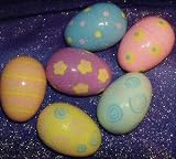Plastic Pastel Print Easter Eggs