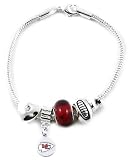 NFL Kansas City Chiefs Bead Bracelet