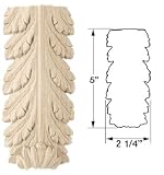 Hafele Acanthus Onlay (194.42.690) 1/2 x 2-1/4 x 5, Cherry