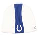 Indianapolis Colts Center Panel Knit Beanie (White)