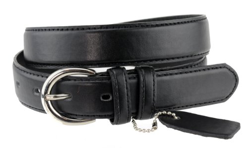 Nyfashion101 Women's Basic Faux Leather Dressy Belt w/ Round Buckle H001