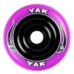 YAK Scat II Metal Core Wheel Purple/Black 100mm