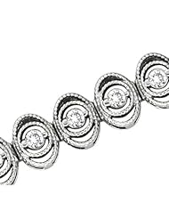 14k Gold Antique Look Bracelet with 1.30cttw of Diamonds