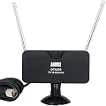 August DTA230 Freeview TV Aerial - Portable Digital Aerial for USB TV Tuner / DVB-T Television / DAB Radio - With Suction Mount