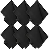 Microfiber Cleaning Cloth (6 Pack) for Lens, Eyeglasses, Glasses, Screen, iPad, iPhone, Tablet, Cell Phone - Lint-FREE Non-Abrasive Cleaner Cloths to Clean Camera Lenses, Tablets, Touch LCD TV Screens
