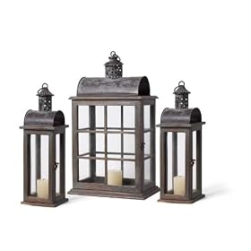 Foreside Ezra Weston Lantern, Set of 3 by Foreside