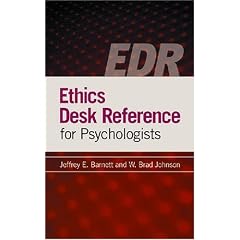 Ethics Desk Reference For Psychologists