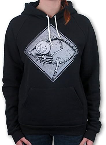 Venus Fallen Men's Oculus: The Vision Hooded Sweatshirt Large Black