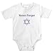 Holocaust Remembrance Star of David Infant Creeper