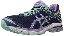 ASICS Women's Gt-1000 4 Running Shoe, Midnight/Violet/Beach Glass, 5 D US
