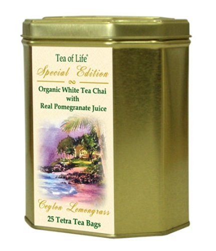 Tea Of Life Special Edition Ceylon Lemongrass Blend Flavor, 25-Count Tetra Tea Bag... by Tea of Life Special Edition
