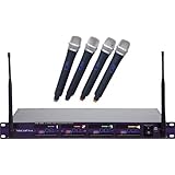 VocoPro UHF-5800 4-Microphone Wireless System CH 4