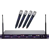 wireless microphones Vcoopro Wireless MIC UHF 5800 4 Karaoke Equipment Electronics wireless microphones