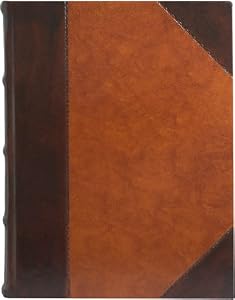 Padua Genuine Italian Leather Album / Scrapbook, Handcrafted, 9x12"