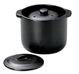 電子レンジ専用炊飯器セラクック(二重蓋) 黒