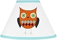 Turquoise and Lime Hooty Owl Lamp Shade by Sweet Jojo Designs
