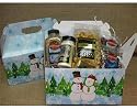 Popcorn Snowman Gable Gift Box