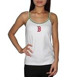 Womens MLB Boston Red Sox Soft & Comfortable Camisole / Summer Tank Top - White (Size: M)