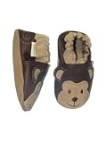 Robeez Soft Soles 3D Monkey Pre-Walker (Infant/Toddler),Brown,6-12 Months (2.5-4 M US Infant)
