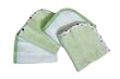 American Baby Company Organic 4 Pack Terry Wash Cloths, Celery