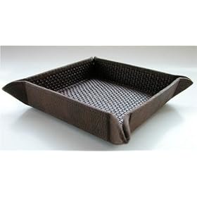 $110 Tommy Bahama Mens Brown Handwoven Weave Tray by Tommy Bahama