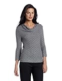 IMAGE OF Jones New York Women's 3/4 Sleeve Drape Neck Top