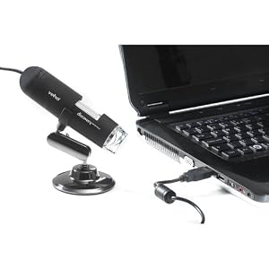 Veho VMS-001 USB Microscope - Microscope - color - optical zoom: 200 x - Hi-Speed USB