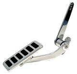 POLISHED ALUMINUM STREET ROD THROTTLE GAS PEDAL – CHEVY FORD MOPAR